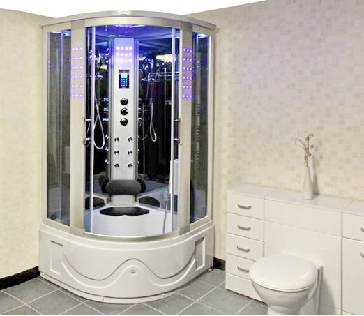 LuxuryShower  L80S02AS (HEAVY DUTY) STEAM SHOWER WITH  BLUETOOTH AUDIO 41&quot; x 41&quot; x 85&quot; FREE SHIPPING - Image 1