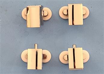 Shower Sliding Door Rollers, double wheel alloy casing set of 4 (for 1 door) 2W-4-1 24mm - Image 2
