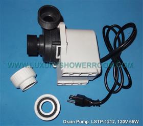 Drain Pump for Shower Bathtubs and Sinks 65W, 120V, 1 Amp - Image 1