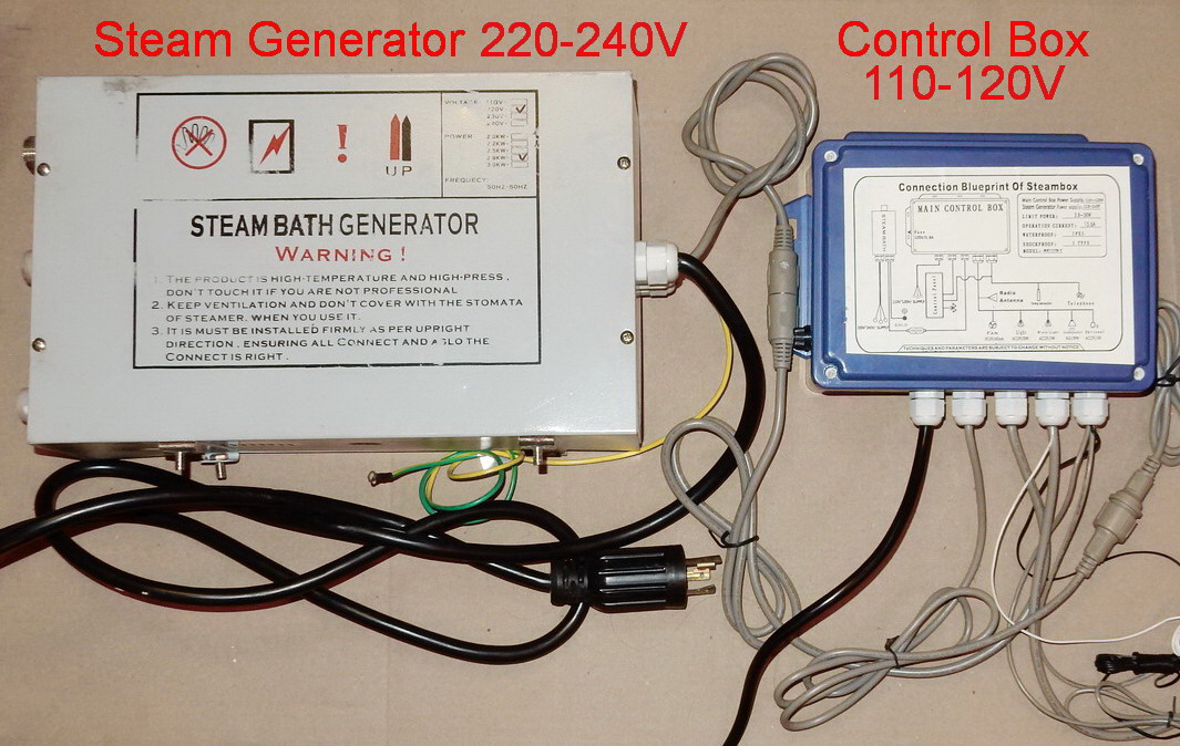 MK117-B-T  Steam Generator and control box set - Image 1