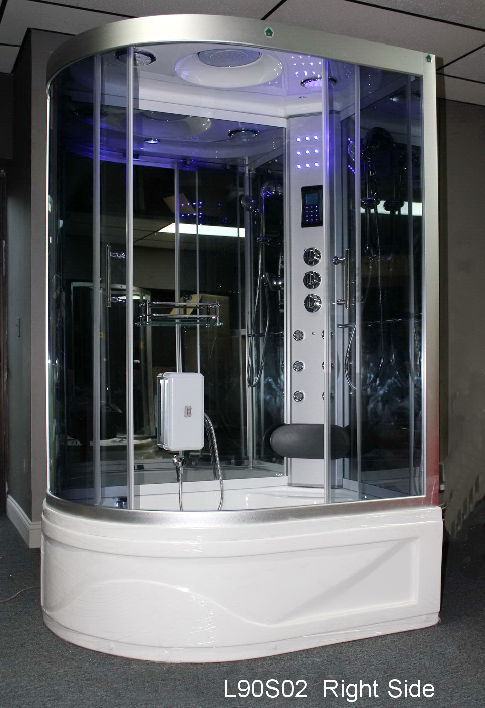 Luxury Shower Room - LuxuryShower L52-34WSB-HD (HEAVY DUTY) STEAM