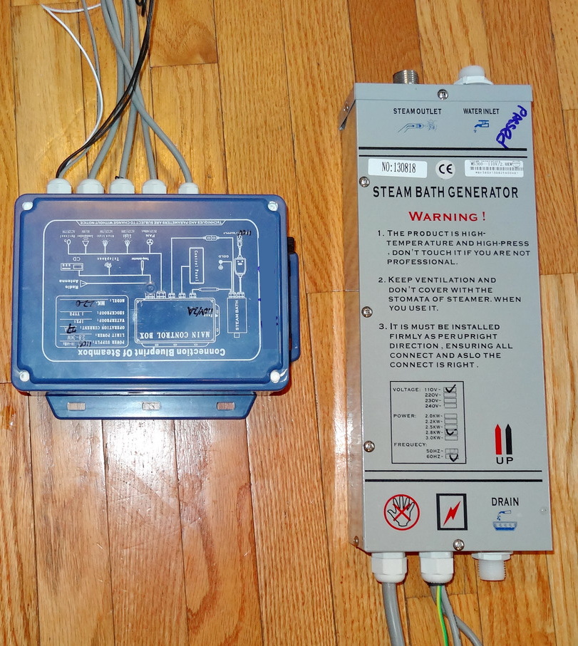 MK117-B-T Vertical  Steam Generator 220-240V, 2.7KW With Control Box - Image 1