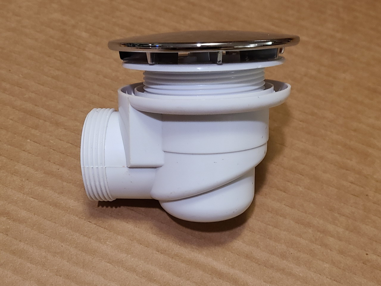 Shower Drain 1.5&quot; White, Free Shipping 48US - Image 1
