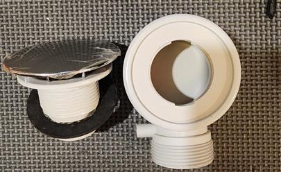 Shower Drain 1.5&quot; White, DS-1.5-1 Free Shipping 48US - Image 3