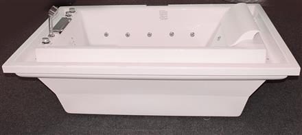 Deluxe Whirlpool bathtub  w/Heater , air bubble 77&quot;x46&quot;x26&quot;  M1910 - Image 4