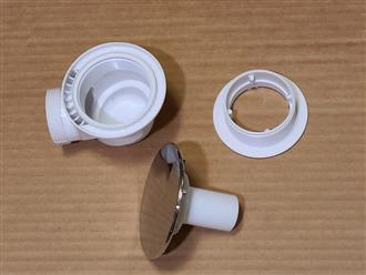 Shower Drain 1.5&quot; White, Free Shipping 48US - Image 7
