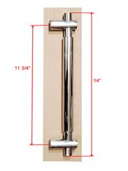 Shower Door Handle, 11 3/4&quot; - Image 1