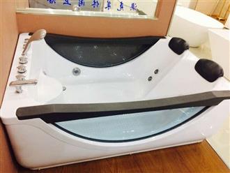 2 person Deluxe  Whirlpool Bathtub  with air bubble, heater, waterfall, Bluetooth L79W49-0046 Free Shipping - Image 4