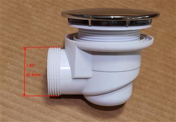 Shower Drain 1.5&quot; White, Free Shipping 48US - Image 5
