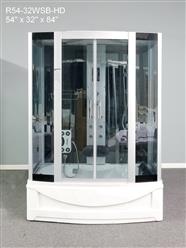 EMPIRESHOWER ER54-32WSB-HD (HEAVY DUTY) STEAM SHOWER WITH WHIRLPOOL TUB AND BLUETOOTH AUDIO 54X32X85 - Image 2